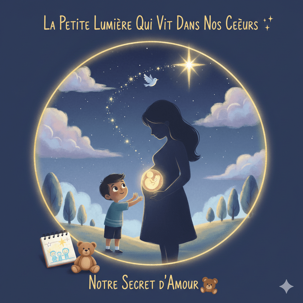 3. (Deuil Périnatal – histoire pour expliquer à son enfant la perte du bébé) La Petite Lumière Qui Vit Dans Nos Cœurs ✨